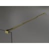 Mexen Kioto Walk-In Duschwand 70 x 200 cm, weißes Muster 8 mm, gold - 800-070-101-50-85