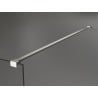 Mexen Kioto+ Duschwand mit Regal Walk-in 120 x 200 cm, transparent, gebürsteter Nickel - 800-120-121-97-00