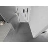 Mexen Kioto+ Duschwand mit Regal Walk-in 70 x 200 cm, Eisglas, gun gray gebürstet - 800-070-121-66-30