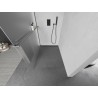 Mexen Kioto+ Duschwand mit Regal Walk-in 90 x 200 cm, matt, gun gray gebürstet - 800-090-121-66-30
