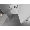 Mexen Kioto+ Duschwand mit Regal Walk-in 140 x 200 cm, Frost, Gun Metal - 800-140-121-95-30