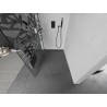 Mexen Kioto+ Duschwand mit Regal Walk-in 110 x 200 cm, weißes Muster, Gun Metal - 800-110-121-95-85