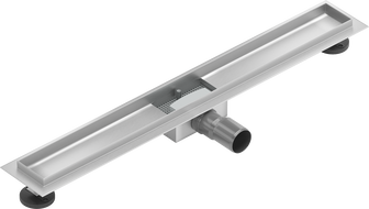 Mexen Flat Ablaufgehäuse für lineare Duschabläufe 70 cm, Chrom - 1015070