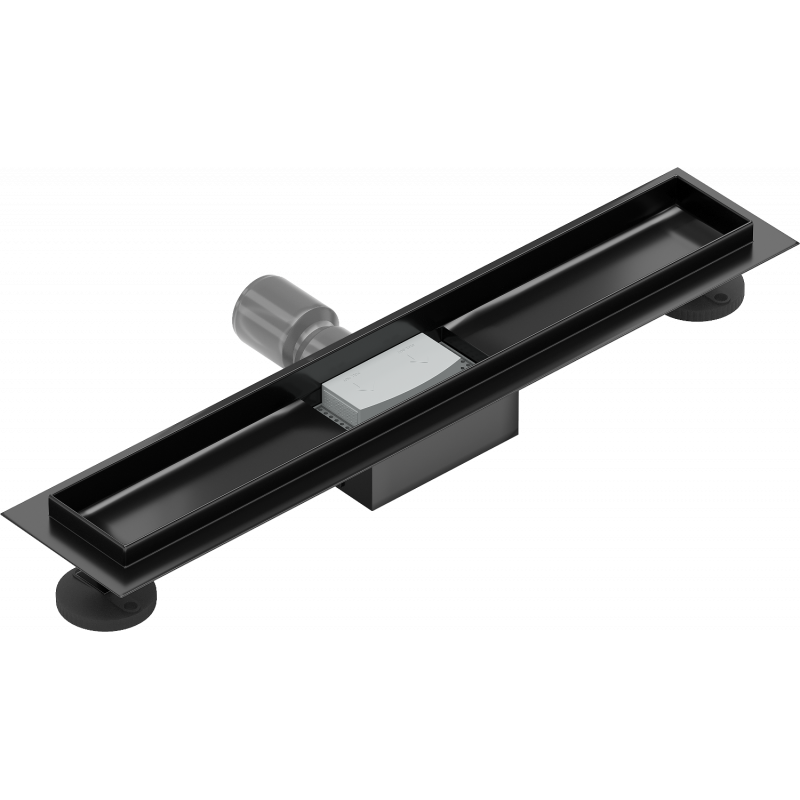 Mexen Flat Korpus für Linienablauf 50 cm, schwarz - 1715050