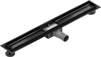 Mexen Flat Ablaufgehäuse für lineare Duschabläufe 80 cm, Schwarz - 1715080