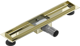 Mexen Flat Korpus für Linienentwässerung 60 cm, gold - 1515060