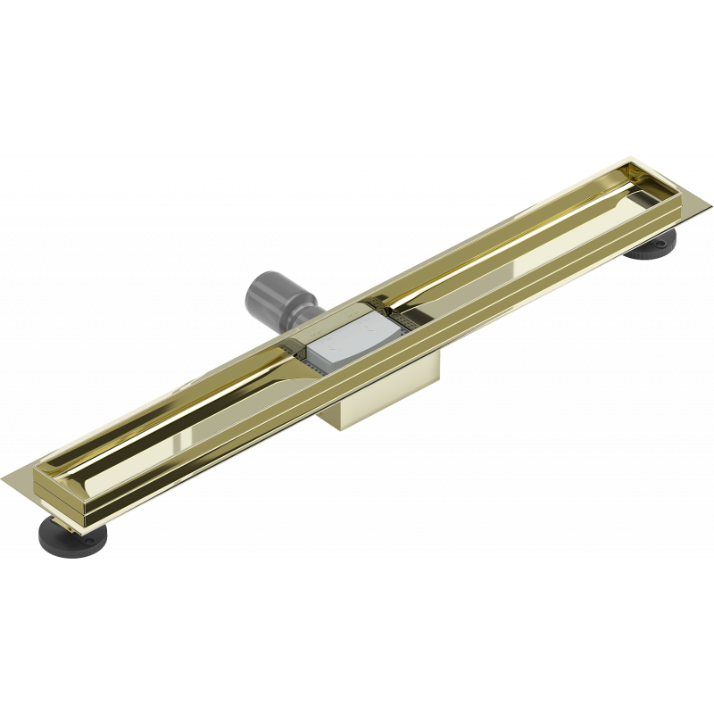 Mexen Flat Korpus für lineare Ablauf, 80 cm, gold - 1515080