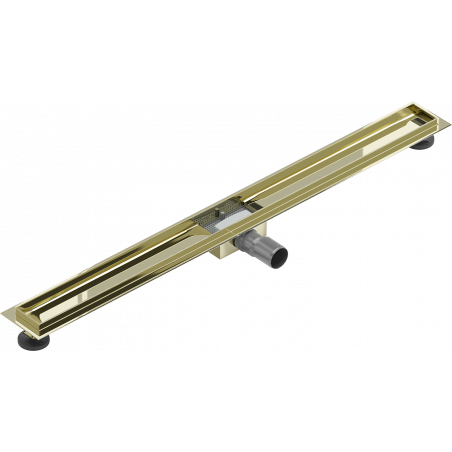 Mexen Flat Gehäuse für linienförmigen Ablauf 90 cm, gold - 1515090