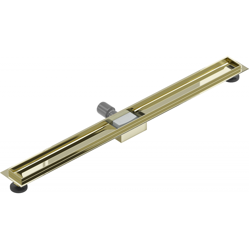 Mexen Flat Gehäuse für linienförmigen Ablauf 90 cm, gold - 1515090
