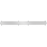 Mexen Flat M13 Abdeckung 2-in-1 für Lineare Entwässerung 60 cm, Inox - 1019060