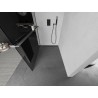 Mexen Kioto+ Duschwand mit Ablage Walk-in 70 x 200 cm, Graphit, Gun Metal - 800-070-121-95-40