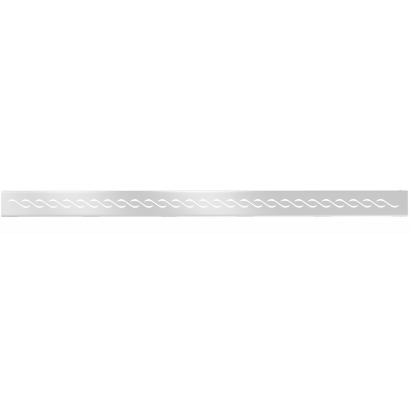Mexen Flat M18 Verkleidung für Linienentwässerung 100 cm, Inox - 1023100