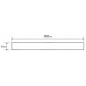 Mexen Flat M15 Verkleidung für Linienentwässerung 90 cm, Edelstahl - 1024090