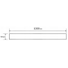 Mexen Flat M08 Abdeckung für Linienentwässerung 100 cm, Inox - 1025100