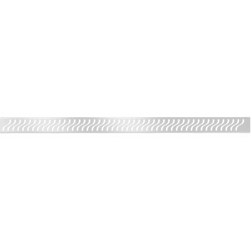 Mexen Flat M09 Abdeckleiste für Linienentwässerung 100 cm, Inox - 1028100