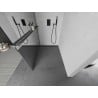 Mexen Kioto+ Duschwand mit Ablage Walk-in 70 x 200 cm, Spiegel, gun gray gebürstet - 800-070-121-66-50