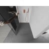 Mexen Kioto+ L Duschwand mit Regal Walk-in 80 x 200 cm, transparent, Roségold - 800-080-123-60-00