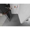 Mexen Kioto+ L Duschwand mit Regal Walk-in 70 x 200 cm, transparent, Roségold - 800-070-123-60-00