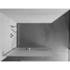 Mexen Kioto+ L Duschwand mit Regal Walk-in 120 x 200 cm, Frost, Chrom - 800-120-123-01-30