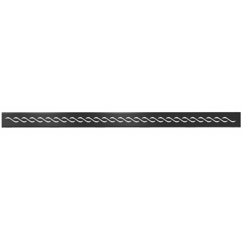 Mexen Flat M18 Abdeckung für linearen Ablauf 100 cm, schwarz - 1723100
