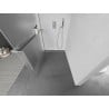 Mexen Kioto+ L Duschwand mit Regal Walk-in 70 x 200 cm, Frost, Chrom - 800-070-123-01-30