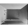 Mexen Kioto+ L Duschwand mit Walk-in-Regal 80 x 200 cm, transparent/matt, Chrom - 800-080-123-01-35