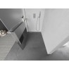 Mexen Kioto+ L Duschwand mit Walk-in-Regal 90 x 200 cm, transparent/gefrostet, Chrom - 800-090-123-01-35