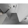 Mexen Kioto+ L Duschwand mit Regal Walk-in 70 x 200 cm, matt, schwarz - 800-070-123-70-30