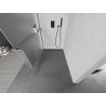 Mexen Kioto+ L Duschtrennwand mit Regal Walk-in 120 x 200 cm, matt, gebürstetes Gun Gray - 800-120-123-66-30