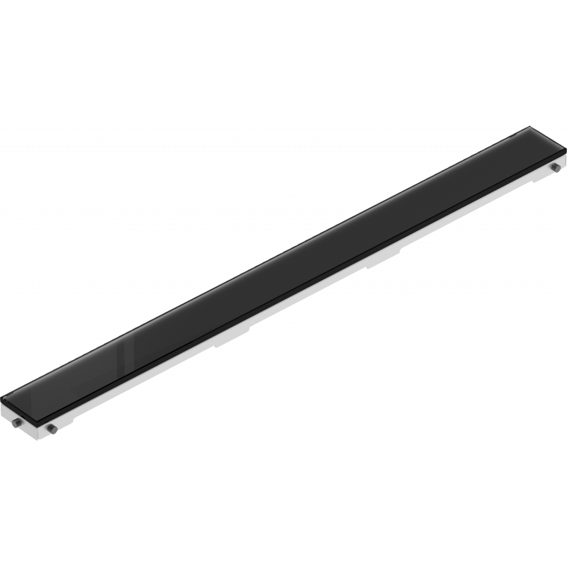 Mexen Flat MGB Abdeckung für Duschrinnen 50 cm schwarzes Glas - 1026050