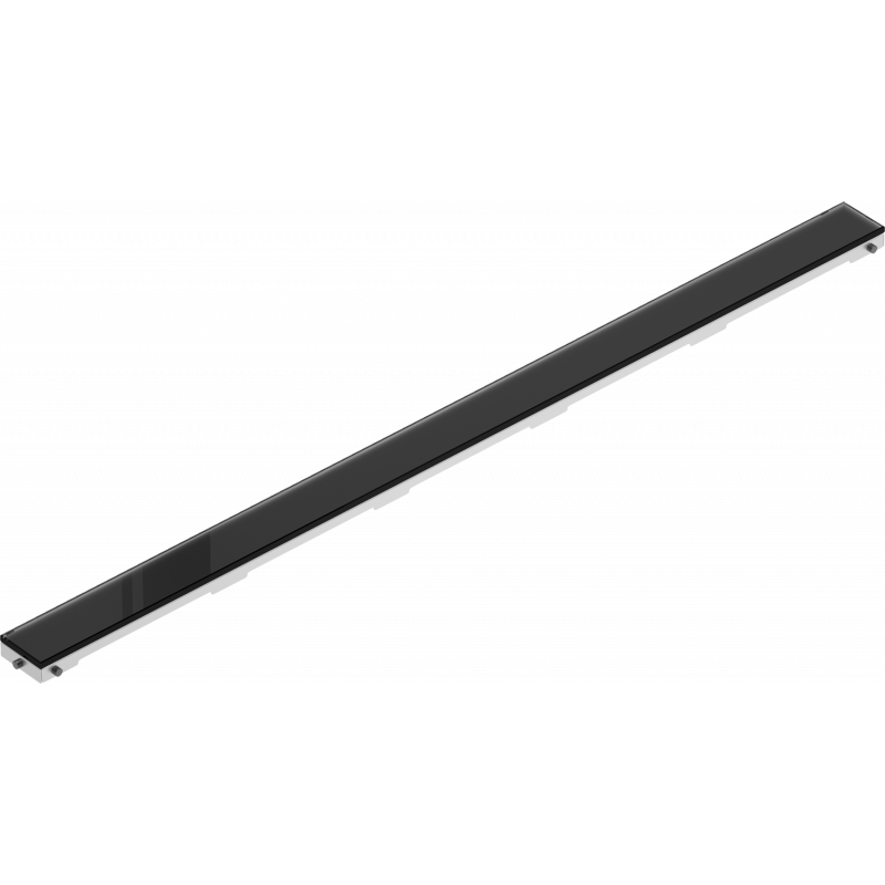 Mexen Flat MGB Abdeckung für Linienentwässerung 100 cm, schwarzes Glas - 1026100