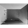 Mexen Kioto+ L Duschwand mit Ablage Walk-in 120 x 200 cm, graphit, chrom - 800-120-123-01-40