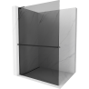 Mexen Kioto+ L Duschwand mit Regal Walk-in 120 x 200 cm, grafit, schwarz - 800-120-123-70-40