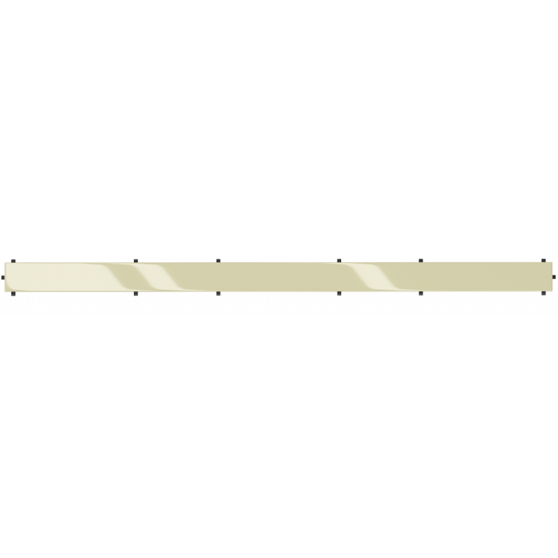 Mexen Flat M13 Abdeckung 2-in-1 für linearen Ablauf 100 cm, gold - 1519100
