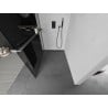 Mexen Kioto+ L Duschwand mit Ablage Walk-in 90 x 200 cm, graphit, Gun Metal - 800-090-123-95-40