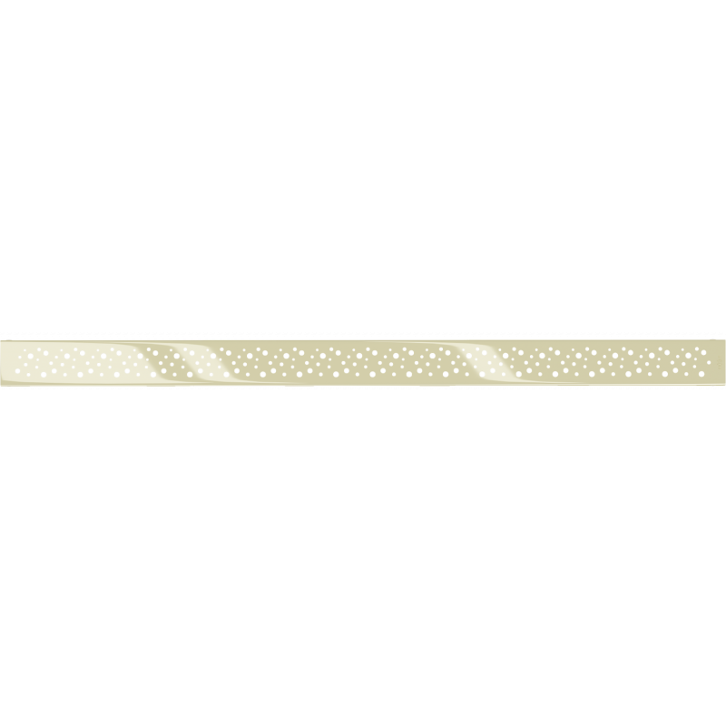 Mexen Flat M12 Abdeckung für linearen Abfluss 90 cm, gold - 1521090