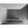 Mexen Kioto+ L Duschwand mit Ablage Walk-in 80 x 200 cm, Spiegel, weiß - 800-080-123-20-50