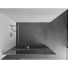 Mexen Kioto+ L Duschwand mit Ablage Walk-in 90 x 200 cm, Spiegel, Chrom - 800-090-123-01-50