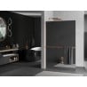 Mexen Kioto+ L Duschwand mit Regal Walk-in 120 x 200 cm, Spiegel, gebürstetes Kupfer - 800-120-123-65-50