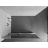 Mexen Kioto+ L Duschwand mit Regal Walk-in 70 x 200 cm, Spiegel, gebürsteter Nickel - 800-070-123-97-50