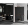 Mexen Kioto+ L Duschwand mit Ablage Walk-in 110 x 200 cm, Spiegel, Roségold - 800-110-123-60-50