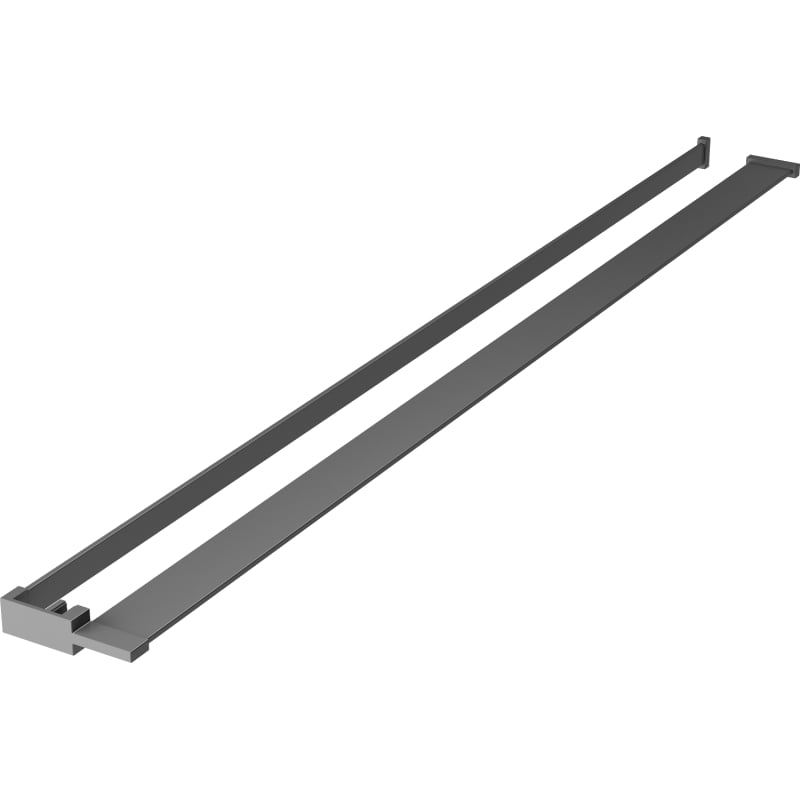Mexen Regal für Duschwand mit Handtuchhalter, Gun Metal - 800-02-95