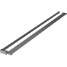Mexen Kioto+ Ablage für Duschwand mit Handtuchreling, Gunmetal - 800-02-95