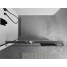 Mexen Kioto+ Ablage für Duschwand mit Handtuchreling, Gunmetal - 800-02-95