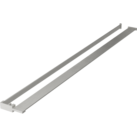 Mexen Regal für Duschwand mit Handtuchhalter, gebürsteter Nickel - 800-02-97