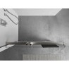 Mexen Kioto+ Ablage für Duschwand mit Handtuchreling, gebürstetes Nickel - 800-02-97