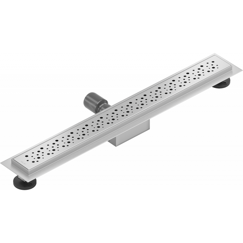 Mexen Flat M12 lineare Abflussrinne 50 cm, Edelstahl - 1021050-15