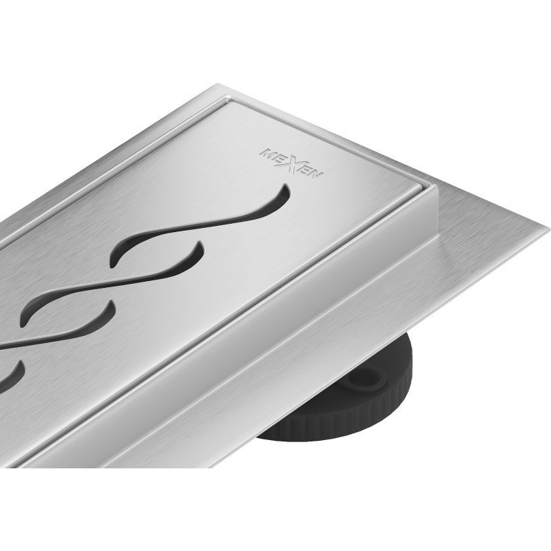 Mexen Flat M18 Linearer Abfluss 50 cm, Inox - 1023050-15