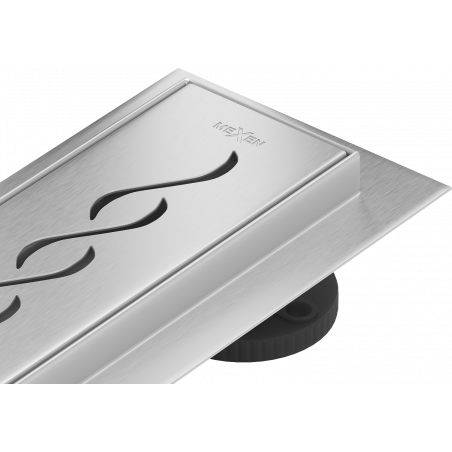 Mexen Flat M18 Linearer Abfluss 50 cm, Inox - 1023050-15