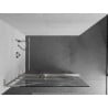 Mexen Kioto+ L Duschwand mit Regal Walk-in 70 x 200 cm, weiße Welle, gebürstetes Nickel - 800-070-123-97-97